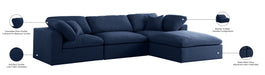 Serene Linen Fabric Deluxe Cloud Modular Sectional - Sterling House Interiors