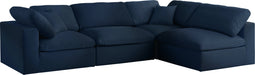 Serene Linen Fabric Deluxe Cloud Modular Sectional - Sterling House Interiors