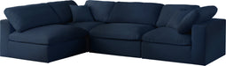 Serene Linen Fabric Deluxe Cloud Modular Sectional - Sterling House Interiors