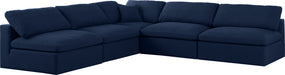 Serene Linen Fabric Deluxe Cloud Modular Sectional - Sterling House Interiors