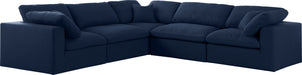 Serene Linen Fabric Deluxe Cloud Modular Sectional - Sterling House Interiors
