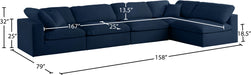 Serene Linen Fabric Deluxe Cloud Modular Sectional - Sterling House Interiors