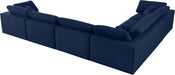Serene Linen Fabric Deluxe Cloud Modular Sectional - Sterling House Interiors