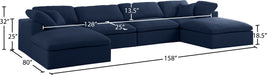 Serene Linen Fabric Deluxe Cloud Modular Sectional - Sterling House Interiors
