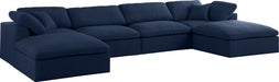 Serene Linen Fabric Deluxe Cloud Modular Sectional - Sterling House Interiors