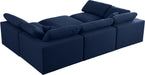 Serene Linen Fabric Deluxe Cloud Modular Sectional - Sterling House Interiors