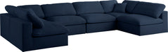 Serene Linen Fabric Deluxe Cloud Modular Sectional - Sterling House Interiors