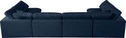 Serene Linen Fabric Deluxe Cloud Modular Sectional - Sterling House Interiors