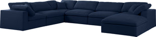 Serene Linen Fabric Deluxe Cloud Modular Sectional - Sterling House Interiors
