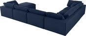 Serene Linen Fabric Deluxe Cloud Modular Sectional - Sterling House Interiors