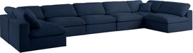 Serene Linen Fabric Deluxe Cloud Modular Sectional - Sterling House Interiors