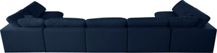 Serene Linen Fabric Deluxe Cloud Modular Sectional - Sterling House Interiors