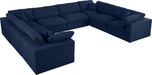 Serene Linen Fabric Deluxe Cloud Modular Sectional - Sterling House Interiors