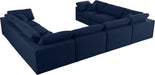 Serene Linen Fabric Deluxe Cloud Modular Sectional - Sterling House Interiors