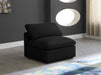 Plush Velvet Standard Cloud Modular Armless Chair - Sterling House Interiors
