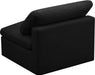 Plush Velvet Standard Cloud Modular Armless Chair - Sterling House Interiors