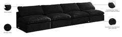Plush Velvet Standard Cloud Modular Sofa - Sterling House Interiors