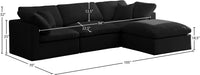 Plush Velvet Standard Cloud Modular Sectional - Sterling House Interiors