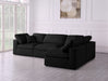 Plush Velvet Standard Cloud Modular Sectional - Sterling House Interiors