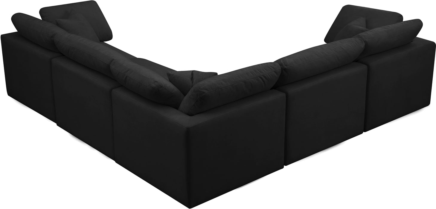 Plush Velvet Standard Cloud Modular Sectional - Sterling House Interiors