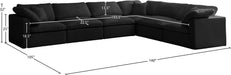 Plush Velvet Standard Cloud Modular Sectional - Sterling House Interiors