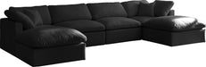 Plush Velvet Standard Cloud Modular Sectional - Sterling House Interiors