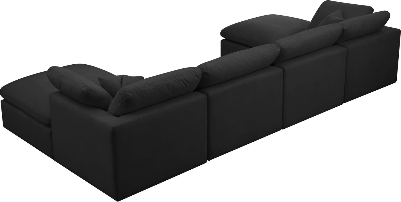 Plush Velvet Standard Cloud Modular Sectional - Sterling House Interiors
