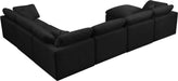 Plush Velvet Standard Cloud Modular Sectional - Sterling House Interiors