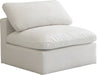 Plush Velvet Standard Cloud Modular Armless Chair - Sterling House Interiors