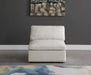 Plush Velvet Standard Cloud Modular Armless Chair - Sterling House Interiors