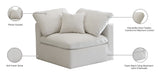 Plush Velvet Standard Cloud Modular Corner Chair - Sterling House Interiors