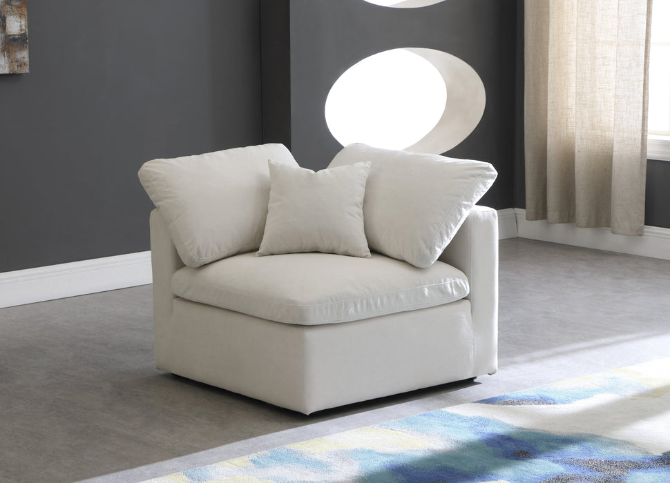 Plush Velvet Standard Cloud Modular Corner Chair - Sterling House Interiors