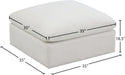 Plush Velvet Standard Cloud Modular Ottoman - Sterling House Interiors