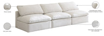 Plush Velvet Standard Cloud Modular Sofa - Sterling House Interiors