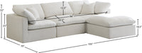 Plush Velvet Standard Cloud Modular Sectional - Sterling House Interiors