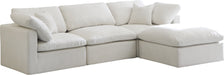 Plush Velvet Standard Cloud Modular Sectional - Sterling House Interiors