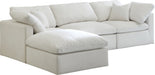 Plush Velvet Standard Cloud Modular Sectional - Sterling House Interiors