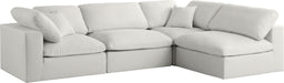 Plush Velvet Standard Cloud Modular Sectional - Sterling House Interiors