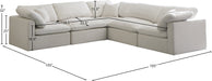 Plush Velvet Standard Cloud Modular Sectional - Sterling House Interiors