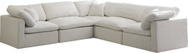 Plush Velvet Standard Cloud Modular Sectional - Sterling House Interiors