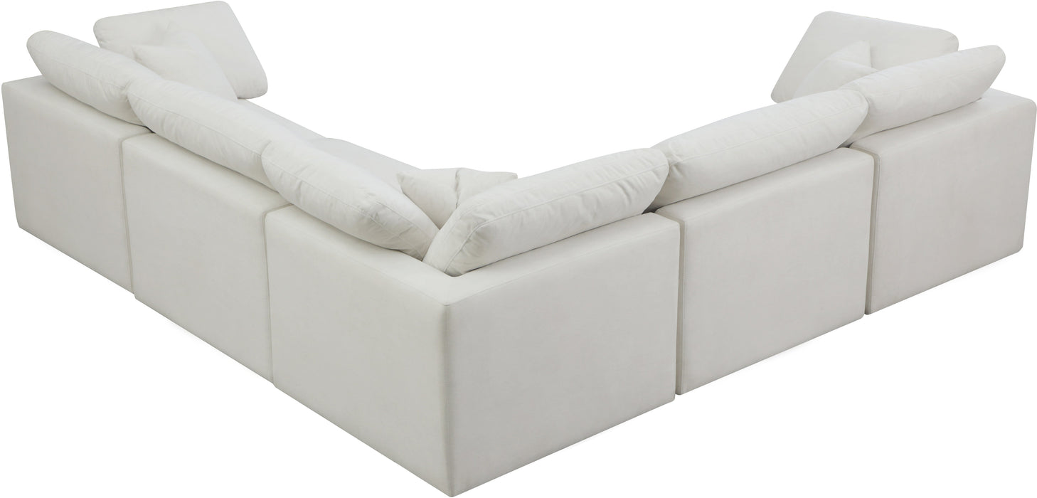 Plush Velvet Standard Cloud Modular Sectional - Sterling House Interiors