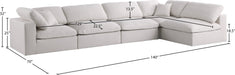 Plush Velvet Standard Cloud Modular Sectional - Sterling House Interiors