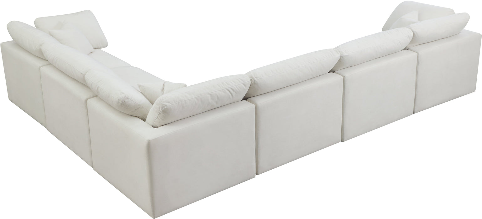 Plush Velvet Standard Cloud Modular Sectional - Sterling House Interiors