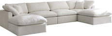 Plush Velvet Standard Cloud Modular Sectional - Sterling House Interiors