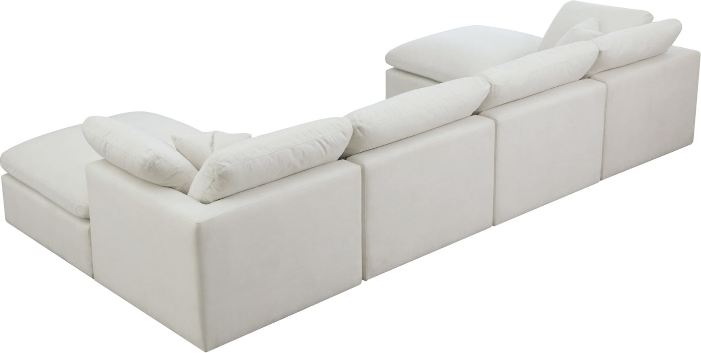 Plush Velvet Standard Cloud Modular Sectional - Sterling House Interiors