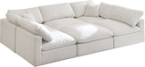 Plush Velvet Standard Cloud Modular Sectional - Sterling House Interiors