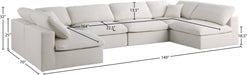 Plush Velvet Standard Cloud Modular Sectional - Sterling House Interiors