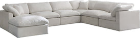 Plush Velvet Standard Cloud Modular Sectional - Sterling House Interiors