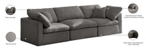 Plush Velvet Standard Cloud Modular Sofa - Sterling House Interiors