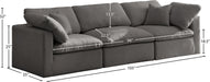 Plush Velvet Standard Cloud Modular Sofa - Sterling House Interiors